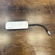 Kingston C-HUBC1-SR-EN Nucleum USB C Hub Typ-C Adapter Connect USB 3.0 Silber