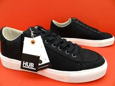 Hub Tournament Sneaker Schuhe Sportschuhe Laufschuhe Herren Leder Blau Gr.42