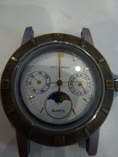 Patrick Arnaud Herren-Uhr, Datum-, Mond- und Wochentaganzeige, nur Uhrgehäuse