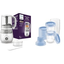 Set aus AVENT 4-in-1 Dampfgarer mit Mixer Premium, Babynahrungszubereiter