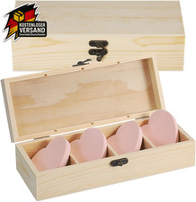 Holz Karteikasten Set mit