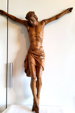 Antike große holzstatue - antike,
