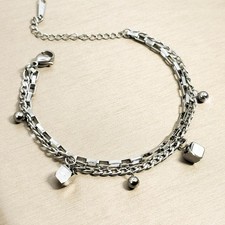 Damen Armband Edelstahl Gold