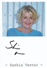 Autogrammkarte Saskia Vester