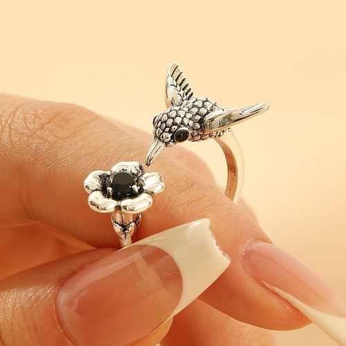 Kolibri blume ring - kolibri,