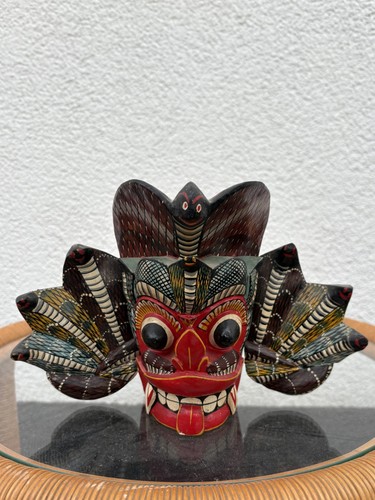 Sri lanka maske bahirawa holz - sri,
