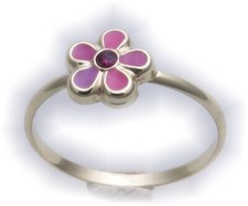Kinder Ring Blume echt Gold