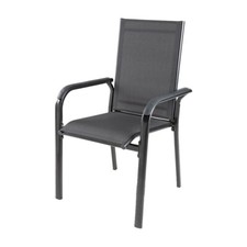 Stapelstuhl mit Armlehnen