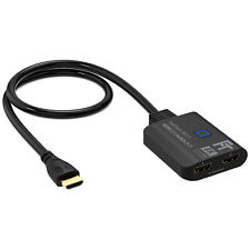 HDMI 2.1 Switch Umschalter 2x TV oder 2x Player 4K 120Hz 8K mit Kabel (B-Ware)