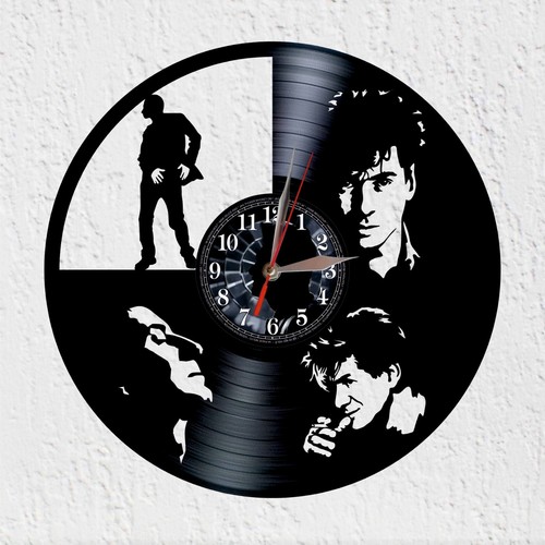 Vinyl schallplatten wanduhr - vinyl,