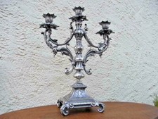 Sehr dekorativ 3,5kg Kandelaber Jugendstil Design Leuchter Kerzen Ständer Halter