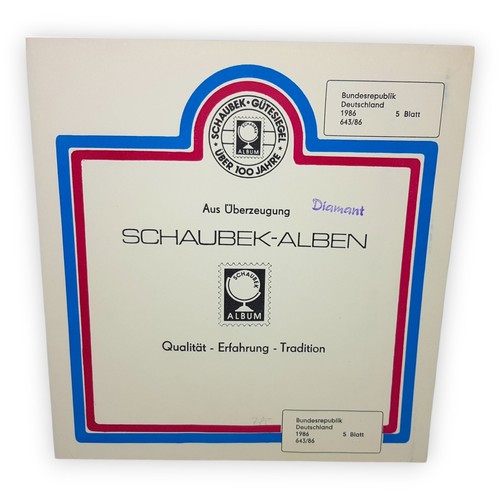 Schaubek alben nachtrag - schaubek,