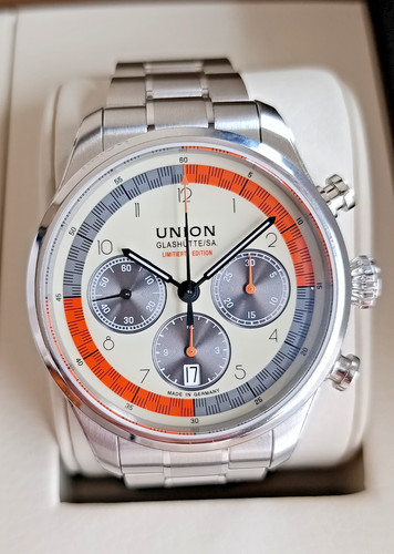 Union glashütte chronograph - glashütte,