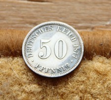 50 Pfennig 1877 B  vz-st  , preiswert !