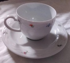 3 x Kaffeegedeck Blumen