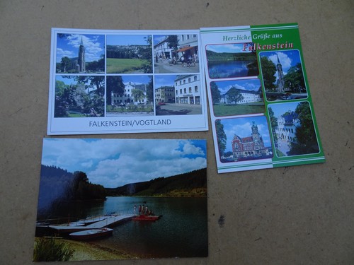 Drei falkenstein vogtland - ak,