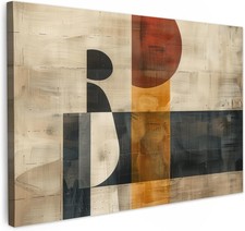 Modernes industrielles Leinwand Wandbild 60x40 cm ohne Bohren einfaches Aufhängen Deko