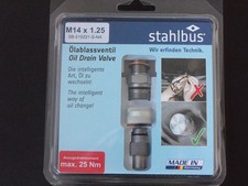 Ölablassventil Stahlbus M14 x 1,25 Suzuki VLR1800 Bj 08 - 11 VZR1800 Bj 06 - 12