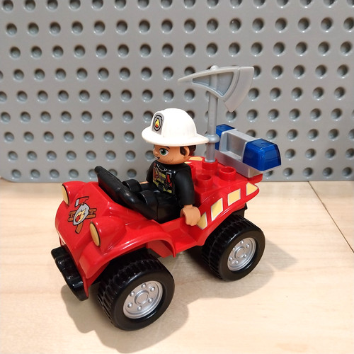 Lego duplo feuerwehr quad mit - duplo,
