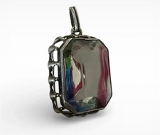 Art deco anhänger silber - art,