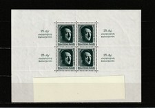 Deutsches Reich Block 11 Falz/Falzrest Hitler Reichsparteitag 