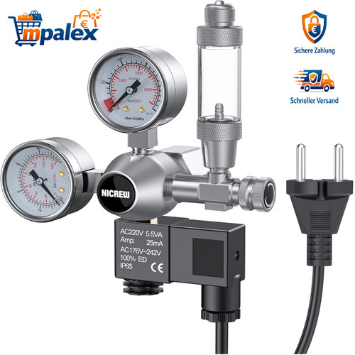 Nicrew co2 druckminderer - co2,