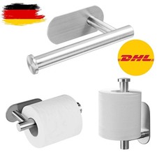 Toilettenpapierhalter ohne Bohren Klopapierhalter WC Klorollenhalter Edelstahl