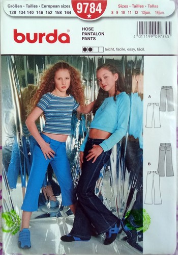 Burda kinderhose 9784 - kinderhose,