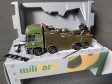 Actros Bundeswehr ISAF Auslandseinsatz ,Empl Bison Wrecker Abschlepp LKW herpa