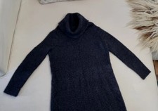 ONLY Damen Kleid Langarm Strickkleid, Rollkragen, Gr XS,34, Farbe Petrol