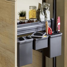 Kesseböhmer YouboXx-Set anthrazit Ordnungssystem für Dispensa Apothekerschränke