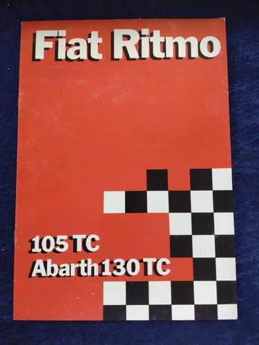 Fiat ritmo 105 abarth 130 - ritmo, tc