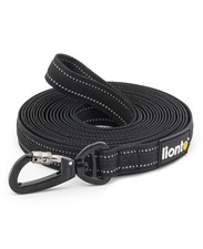 B-Ware: lionto Schleppleine für Hunde, 5 m, reflektierend, 360° Metallkarabiner
