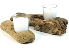 Kerzenleuchter Treibholz mit