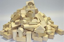 Holzbausteine 260 Stück natur