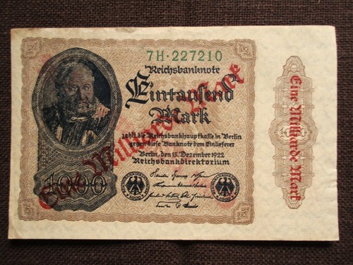 Reichsbanknote 1000 mark - reichsbanknote,
