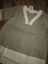 NOOK Lagenlook Leinen Tunika-