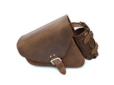 Brown Leather Single Saddlebag