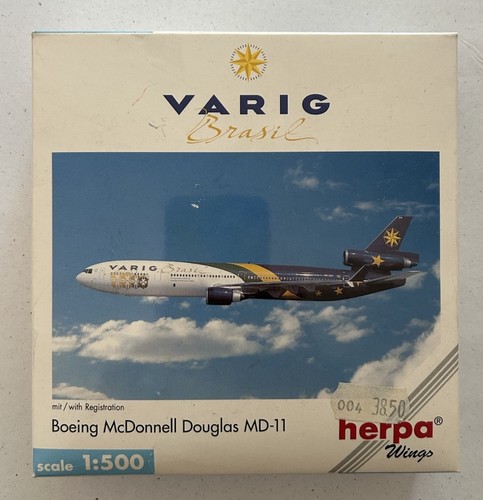 Herpa wings varig brasil - varig,