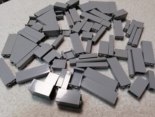 LEGO Konvolut Säulensteine Paneele Wandsteine hellgrau / Konvolut Sammlung