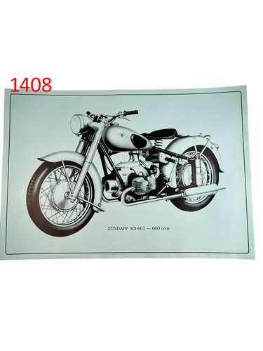 Poster plakat zündapp - plakat, 601