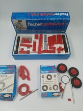 Fischer Technik Konvolut mot.2, 022, 02, Getriebeteile, Modellbau, Vintage