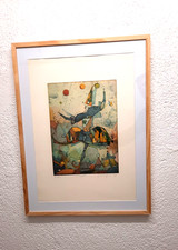 Gerhard Hofmann 1 Radierungen "Jongleur " 1993 dat. sign.