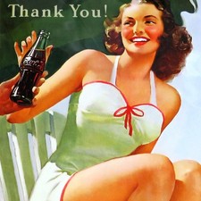 COCA COLA Strandnixe Altes