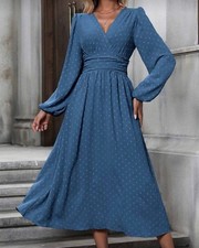 Gr.M Freizeitkleid   Cocktailkleid Kleid Partykleid Abendkleid hellblau Gr.38