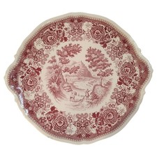 Kuchenplatte mit Henkeln Villeroy & Boch Burgenland Rot