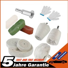 Polierpaste Akkuschrauber Polierscheibe Set Für bohrmaschine Felgen 11tlg Tool