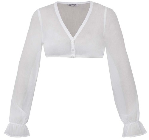 Dirndlbluse arnstein langarm - dirndlbluse,