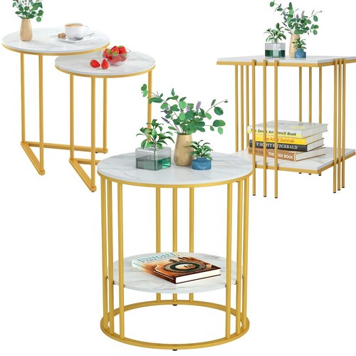 Beistelltisch couchtisch rund - couchtisch,
