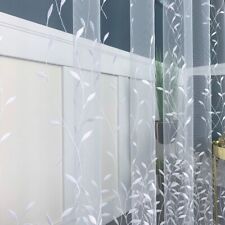 ALENA Hochwertige Fertiggardine Gardine weiß 300x245 Kräuselband NEU